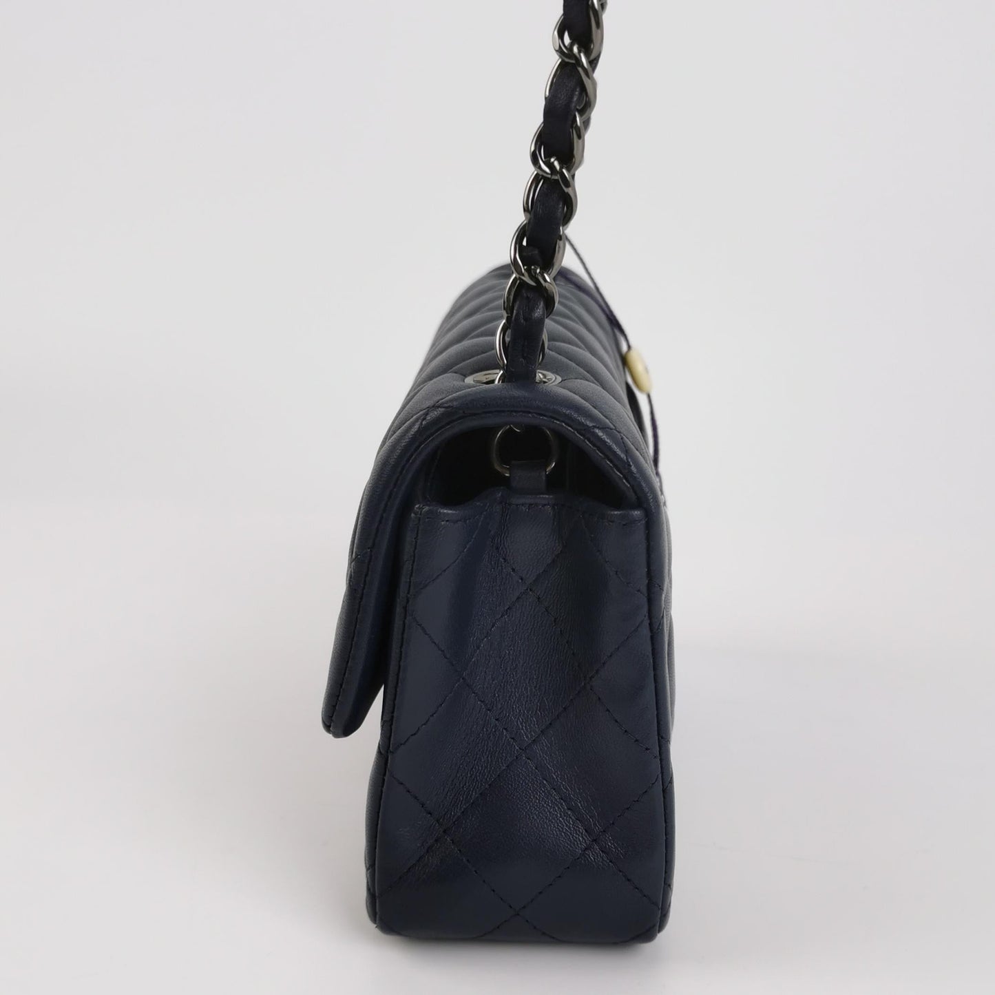 Chanel Classic Flap Rectangular Mini Navy Lambskin 2013-2014