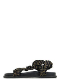Fendi Satin Ruched Fendi Feel Sandals sz 39.5