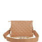 Louis Vuitton Camel Lambskin Leather Embossed Monogram Coussin PM Bag