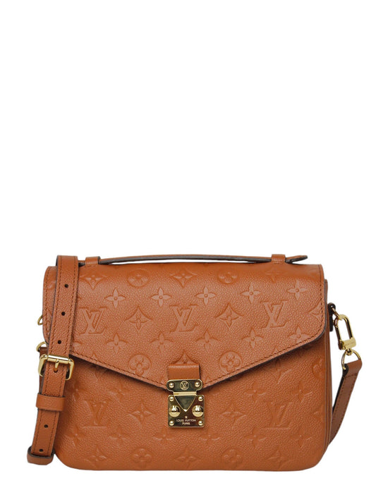 Louis Vuitton Cognac Empreinte Pochette Metis