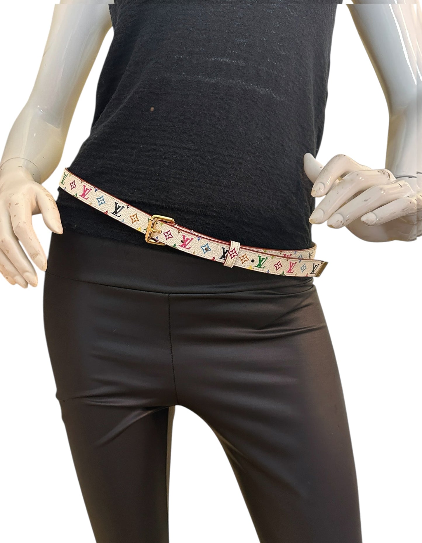 Louis Vuitton Multicolor Monogram Belt sz 90/ 36"
