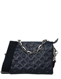 Louis Vuitton Navy Lambskin Monogram Coussin PM