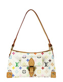Louis Vuitton White Multicolor Monogram Eliza Shoulder Bag