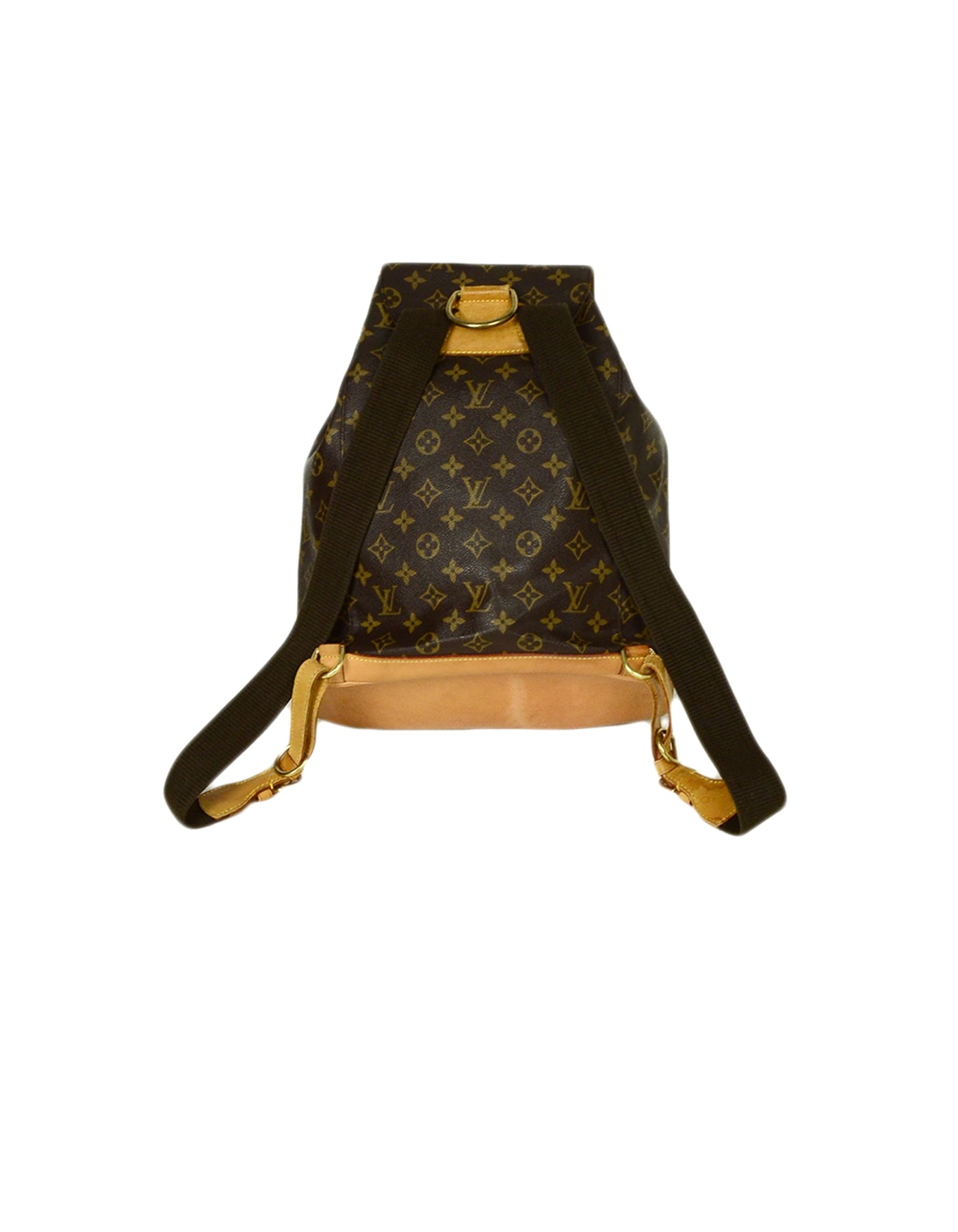 Louis Vuitton Monogram Coated Canvas Montsouris GM Backpack Bag