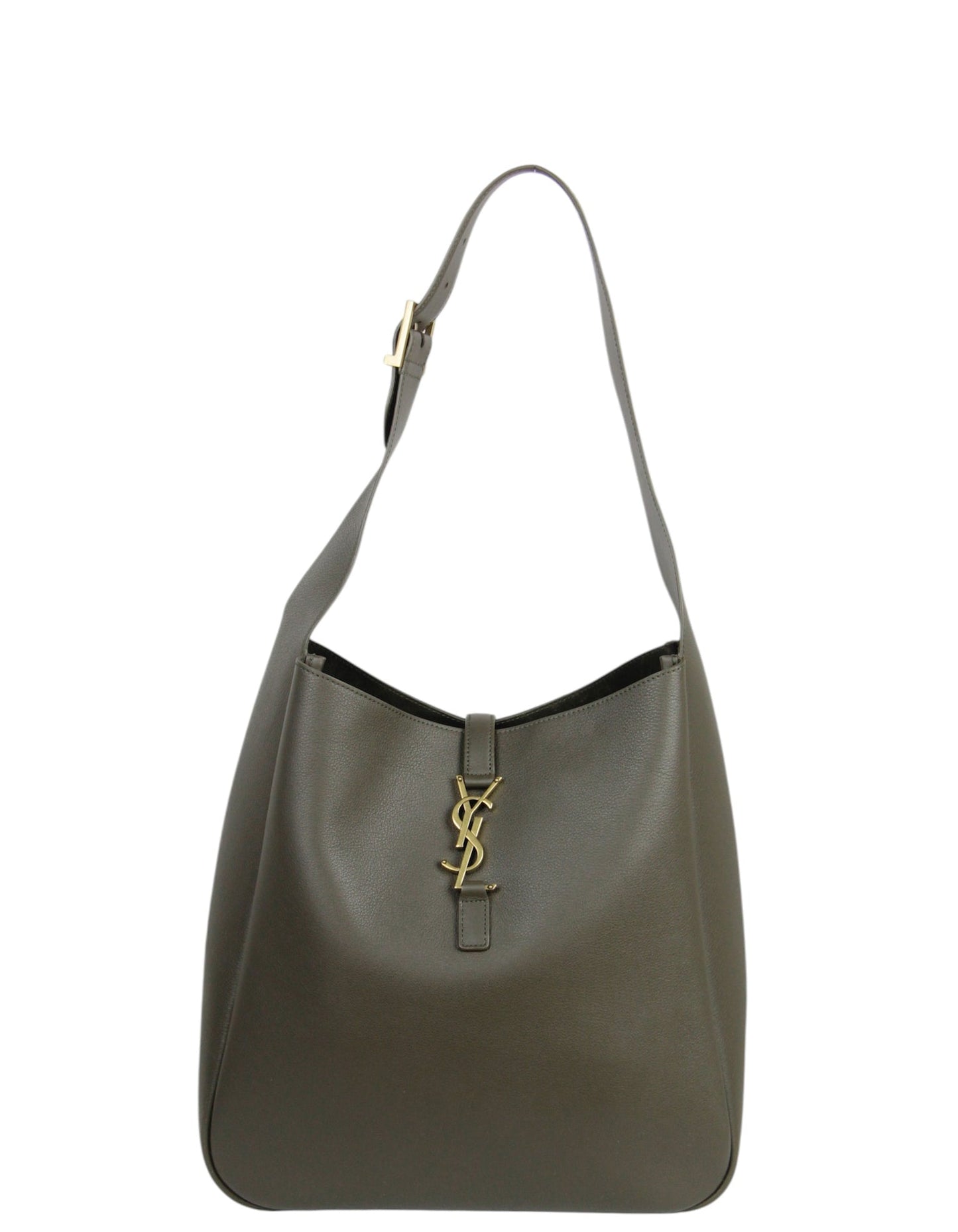 Saint Laurent Green Large Le 5 A 7 Shoulder Bag