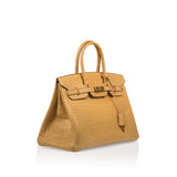Birkin 35 - Mais - Matte Porous Crocodile