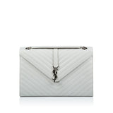Large Monogram Envelope Clutch