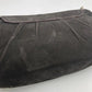 Prada Black Suede Rhinestone Alligator Flap Shoulder Bag