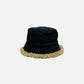 PRADA Black & Cream Bucket Hat