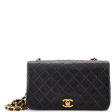CHANEL   Full Flap Bag Quilted Lambskin Medium