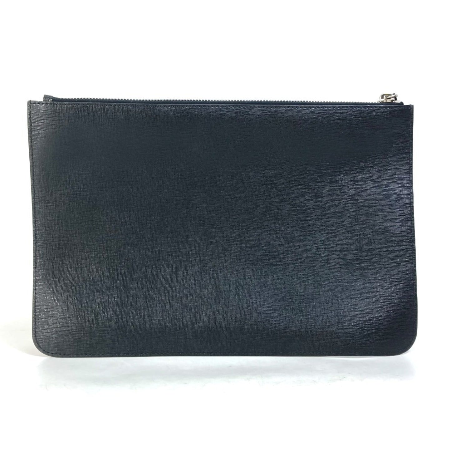 Fendi   Leather Fur Clutch Bag Pouch (Pre-Owned)