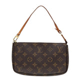 Louis Vuitton Pochette Accessoire  Canvas Clutch Bag