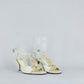 PRADA Ankle Strap Beige Size EU 37.5 Heeled Sandals