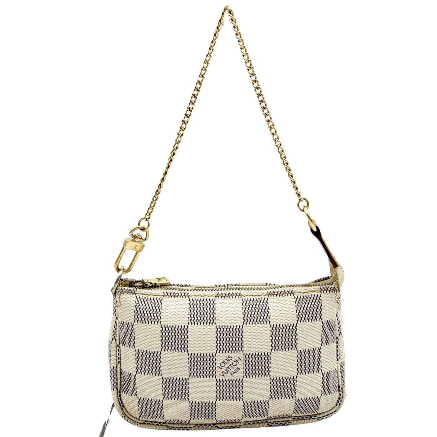 Louis Vuitton Mini Pochette Accessoires  Canvas Clutch Bag