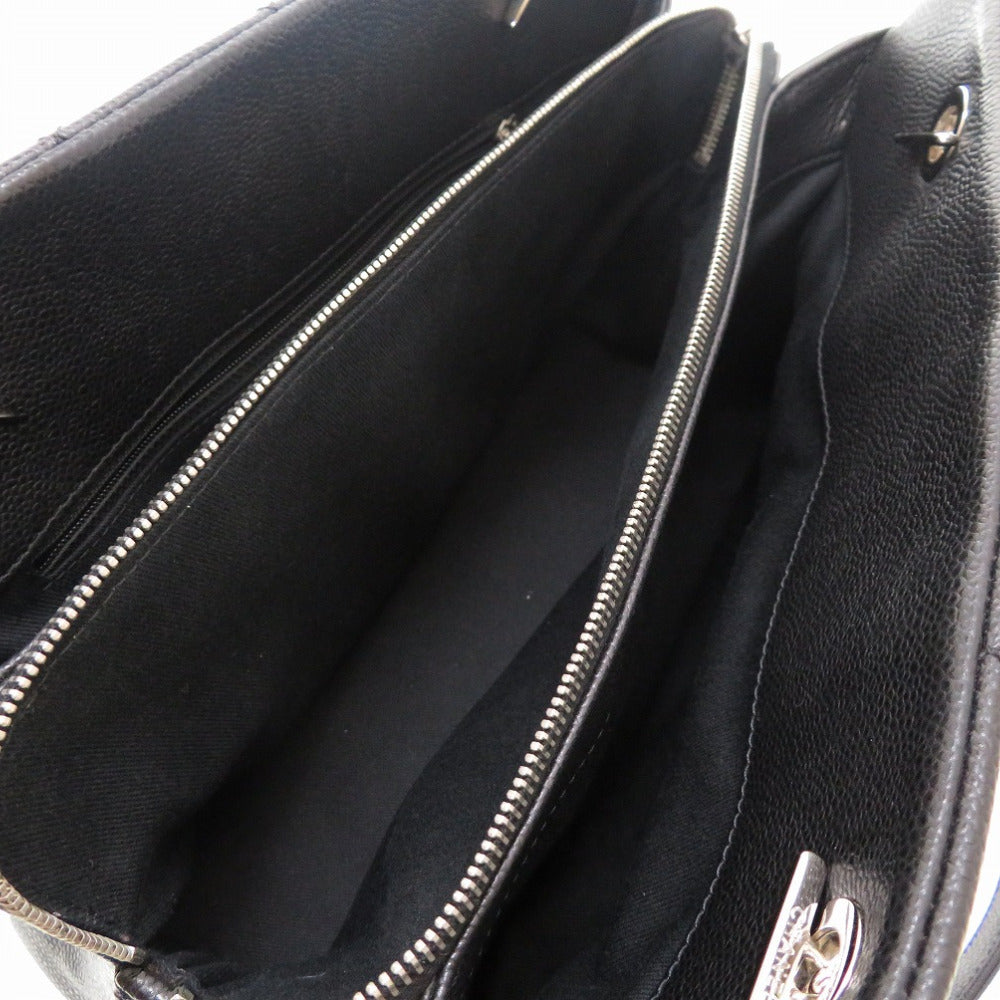 Chanel Caviar Skin Matrasse Cocomark Chain Tote Bag