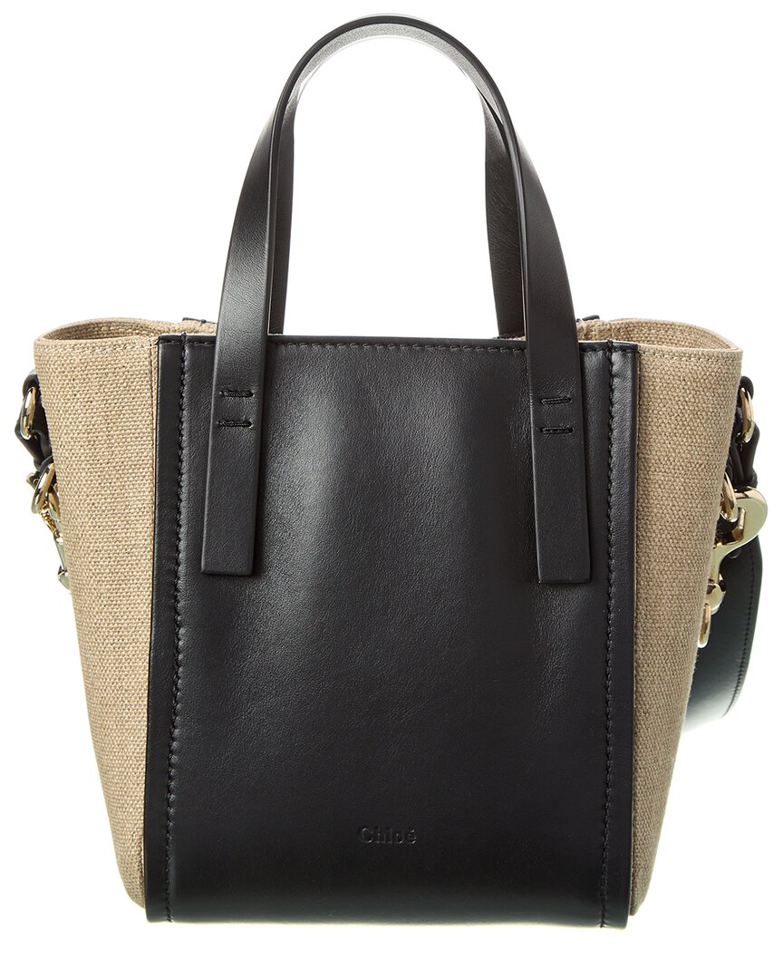 CHL - CC o? Sense Small Linen & Leather Tote