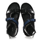 Christian Dior Technical Fabric Oblique Mens Atlas Sandals 44 Black Blue