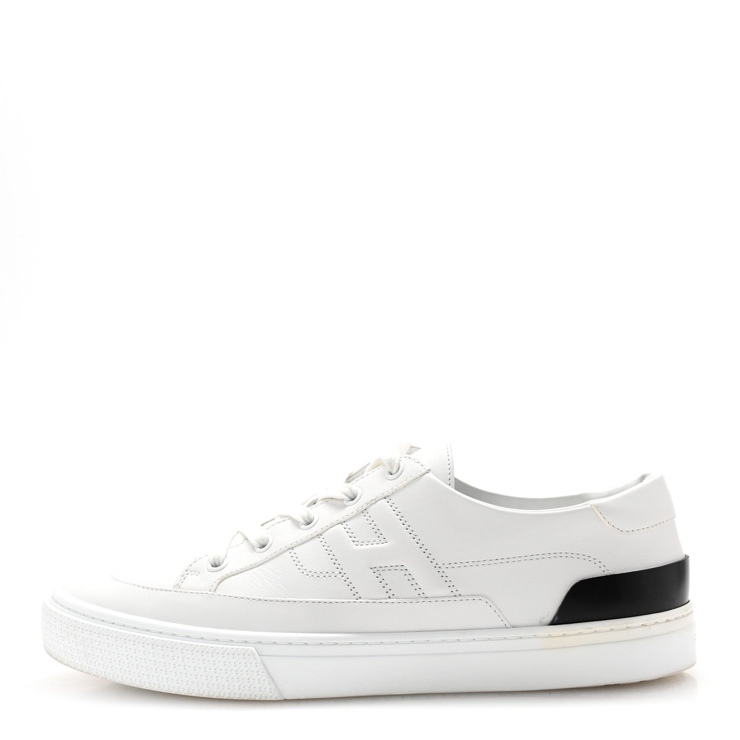 Amelia Calfskin Mens Deep Sneakers 42 White Black