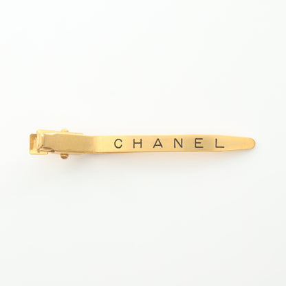 Chanel Hair Clip Gp Gold Logo 96A