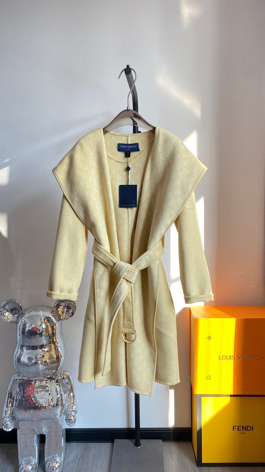 Luxury Louis Vuitton  Wrap Coat 035