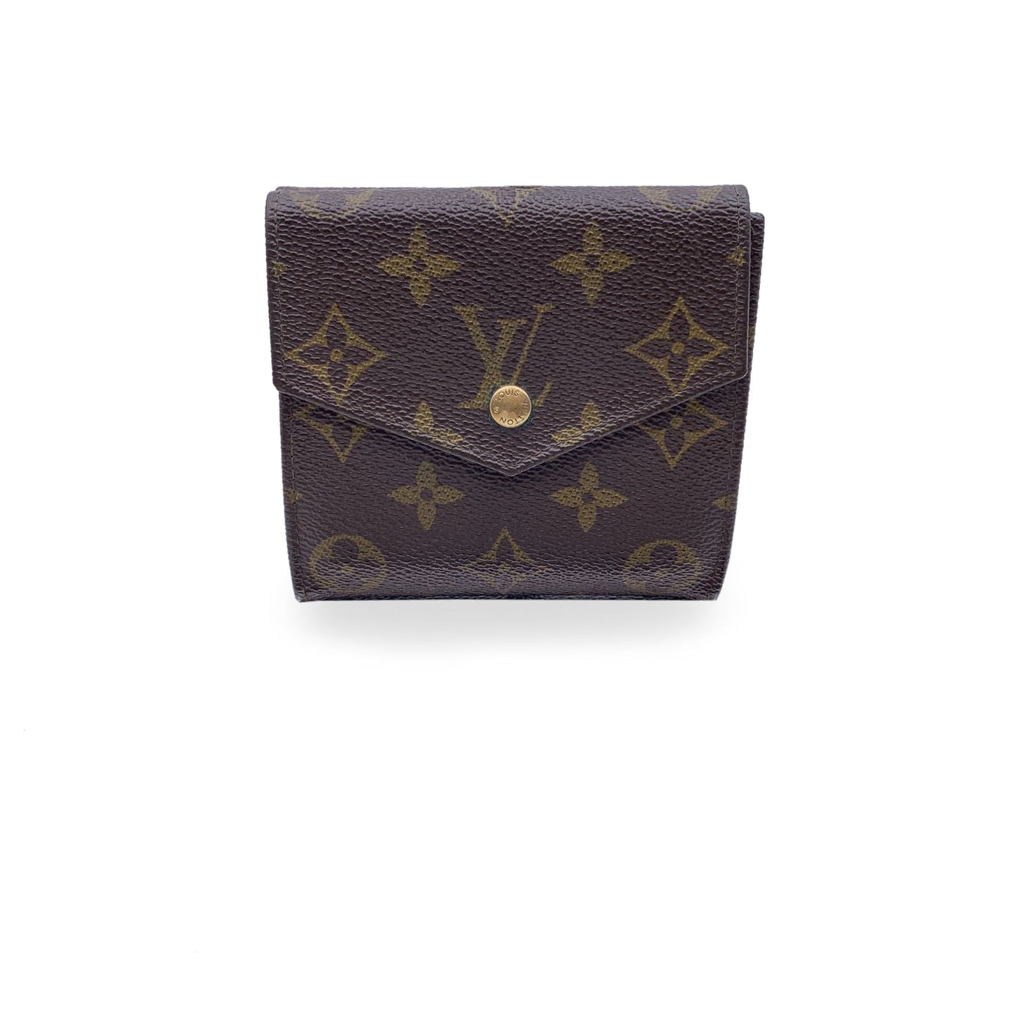 LOUIS VUITTON   Monogram Compact Double Flap Wallet M61652