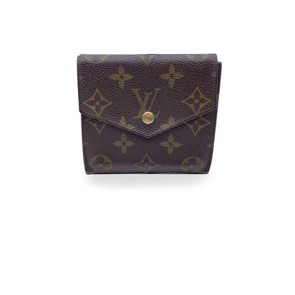 LOUIS VUITTON   Monogram Compact Double Flap Wallet M61652