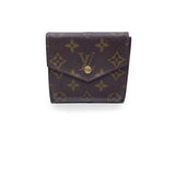 LOUIS VUITTON   Monogram Compact Double Flap Wallet M61652