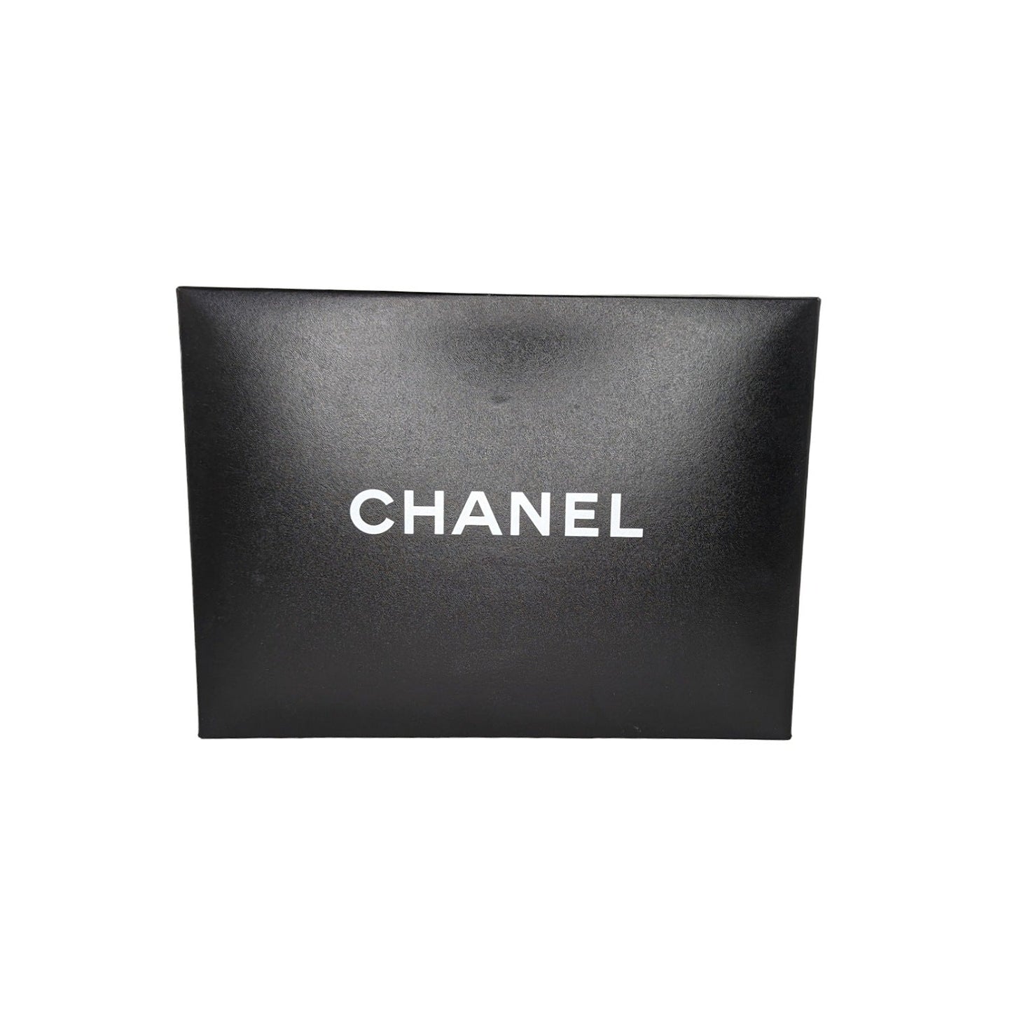 Chanel   Classic Quilted Caviar Single White Jumbo Flap