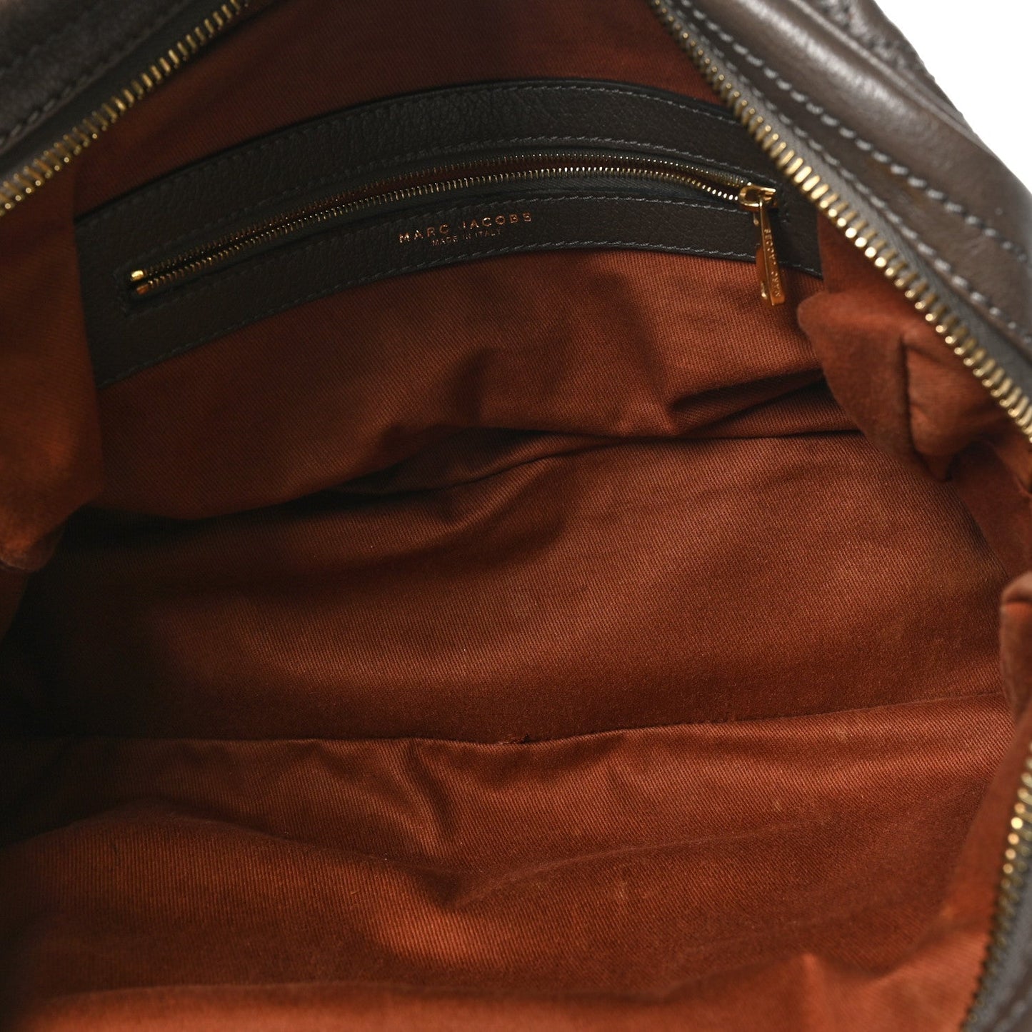 Marc Jacobs Calfskin Quilted Venetia Satchel Grey