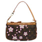 Louis Vuitton Pochette Accessoire  Canvas Clutch Bag