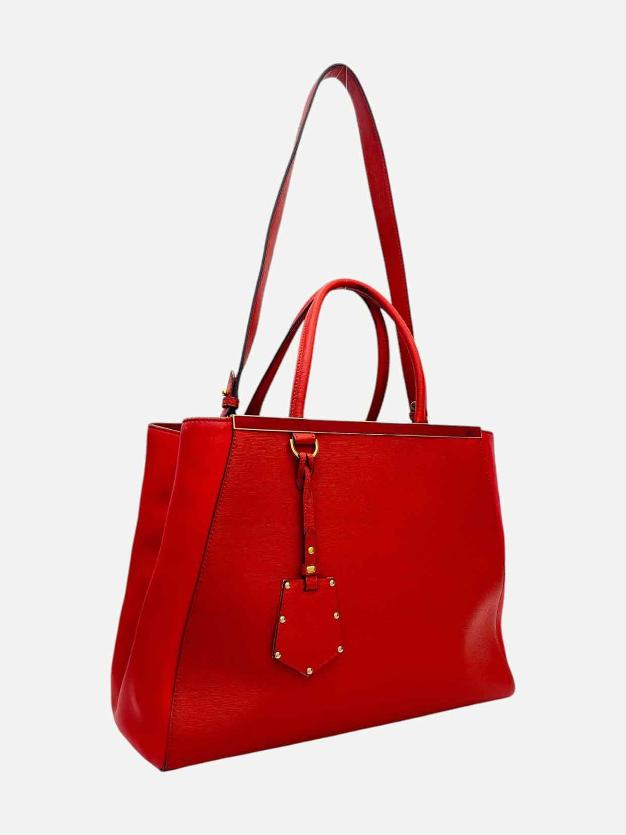 FENDI 2Jours Red Top Handle