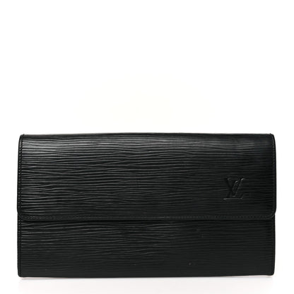 Louis Vuitton Epi Sarah Wallet Black