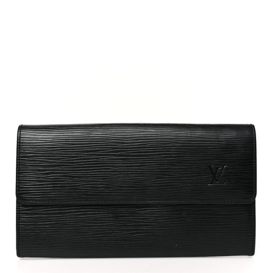 Louis Vuitton Epi Sarah Wallet Black