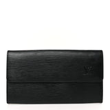 Louis Vuitton Epi Sarah Wallet Black