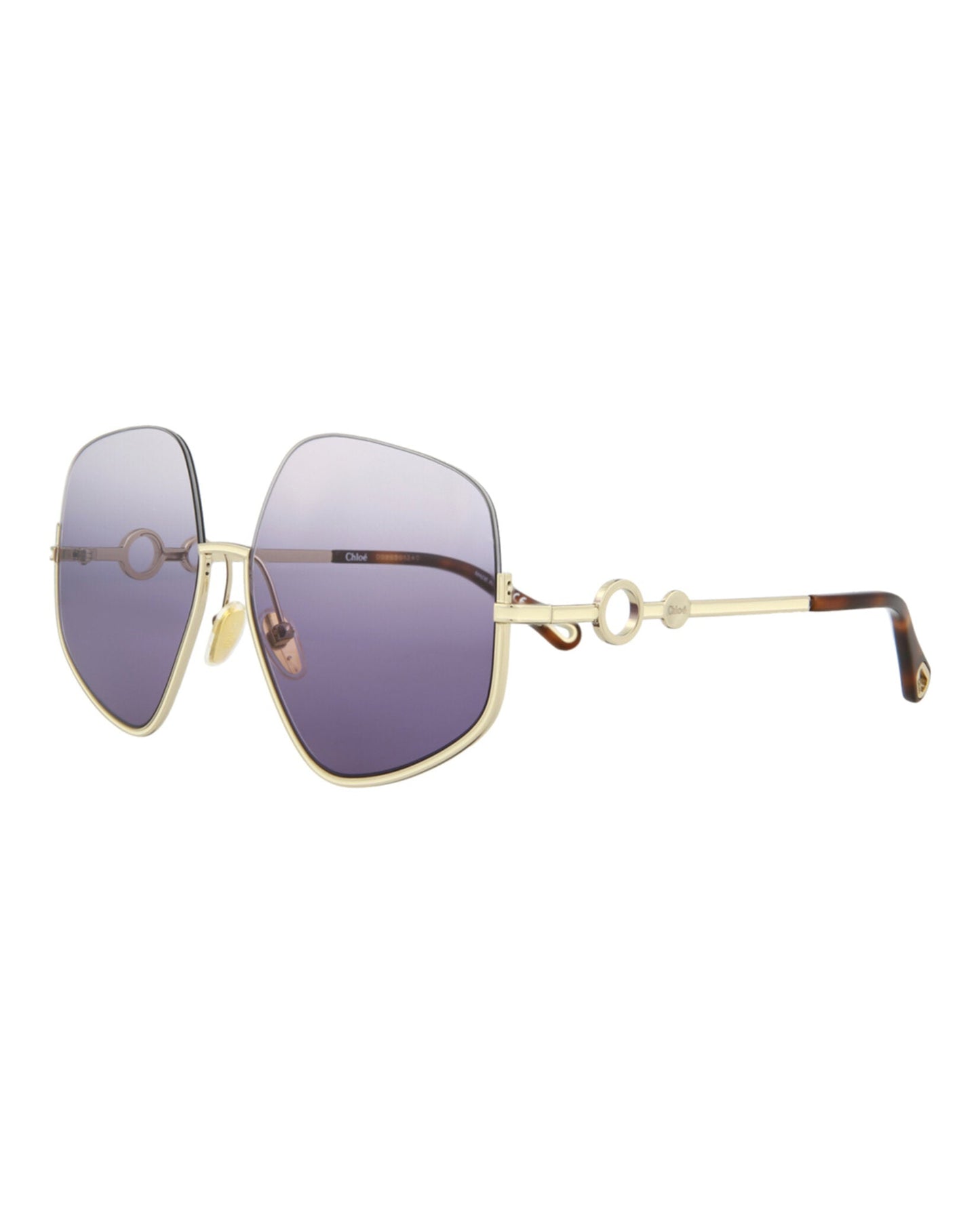 CHL - CC oe Square-Frame Metal Sunglasses