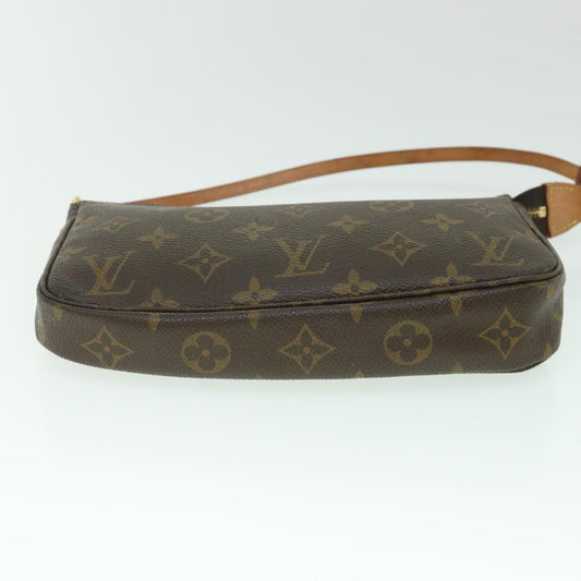 Louis Vuitton Pochette Accessoire  Canvas Clutch Bag