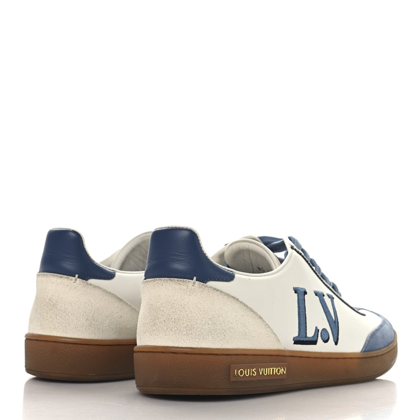 Louis Vuitton Calfskin Frontrow Sneakers Blue