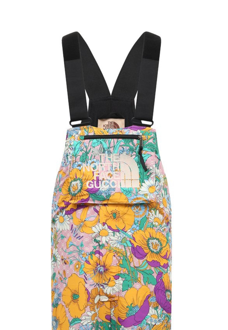 Gucci x North Face Floral Multicolor Ski Bib