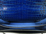 Luxury Hermes Briefcases H1053 Unisex Briefcase Blue Handbag