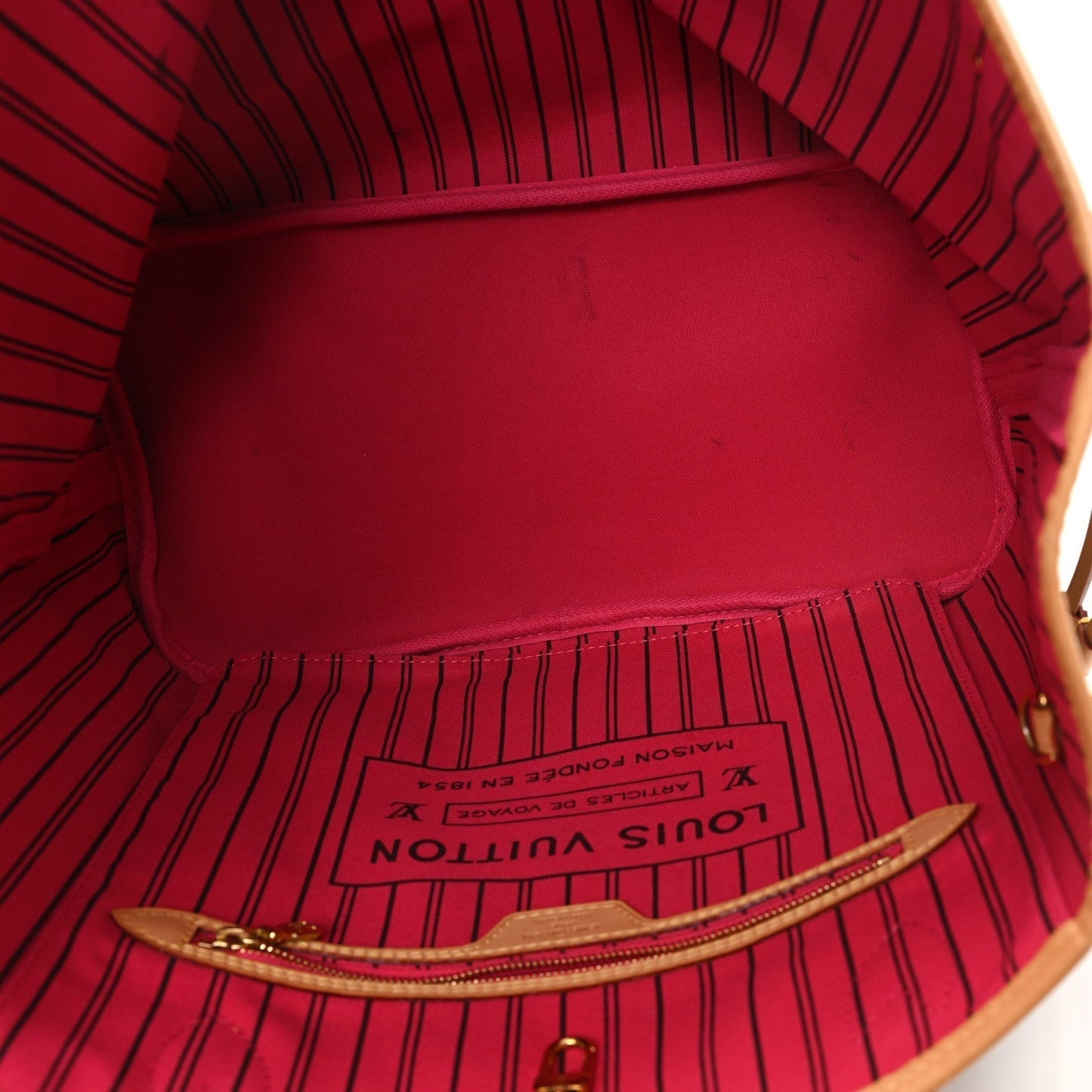 Louis Vuitton Monogram Bay Neverfull MM Rose Ballerine Poppy