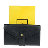 Fendi Zucca  Leather Clutch Bag