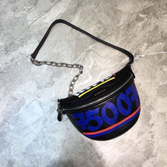 BLN-Ciaga Souvenir XS Belt Bag In Black, For Women,  Bags 9.5in/24Amelia