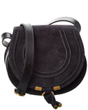 CHL - CC o? Marcie Small Suede Saddle Bag