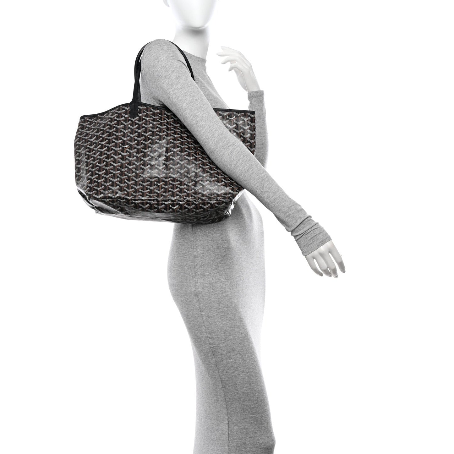 Goyard Goyardine Saint Louis PM Black