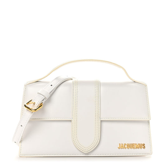 Jacquemus Smooth Calfskin Le Grand Bambino White
