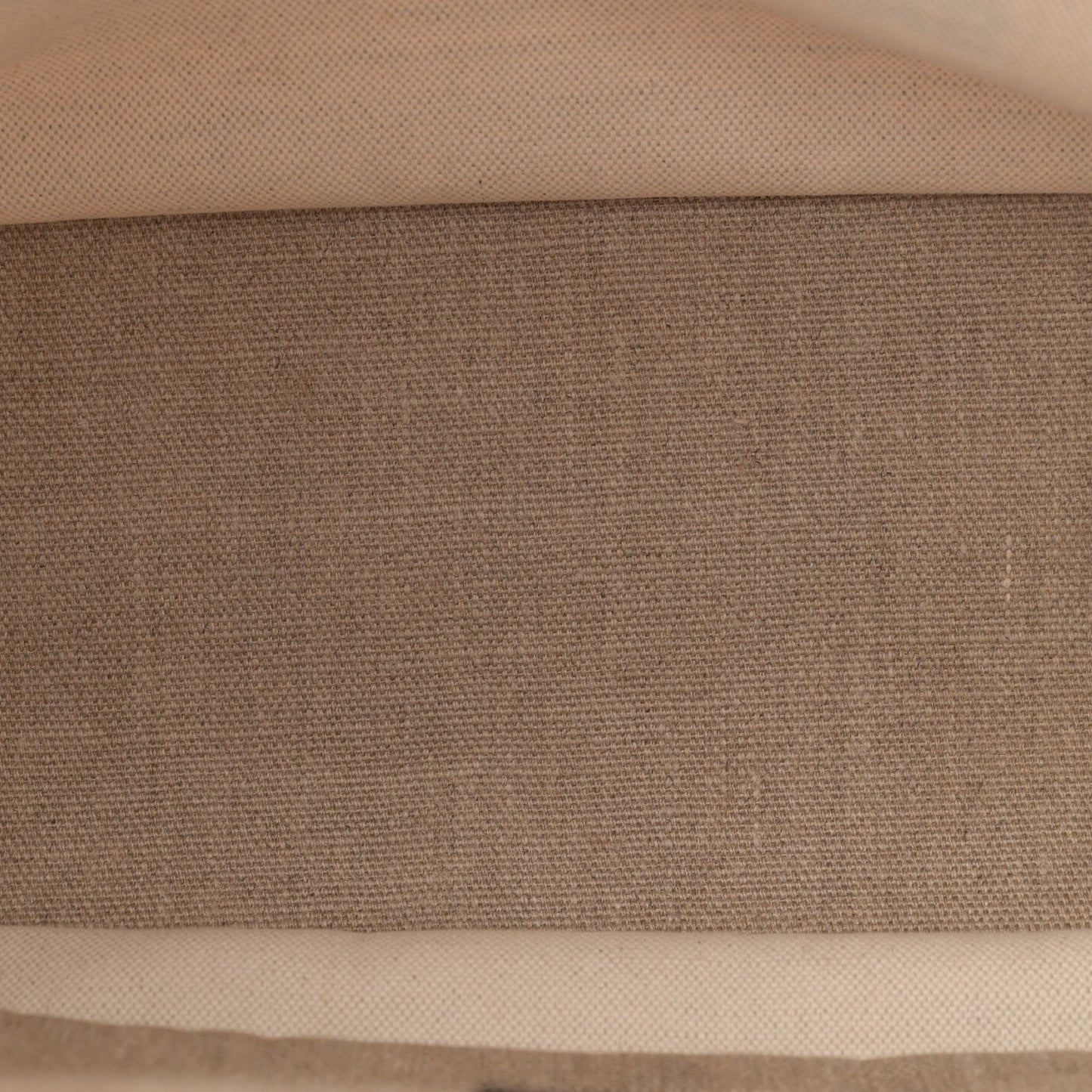 Saint Laurent Linen Calfskin Small Rive Gauche Tote Greggio Natural