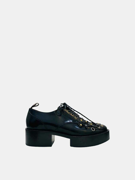 LOUIS VUITTON Black Size EU 35 Brogues