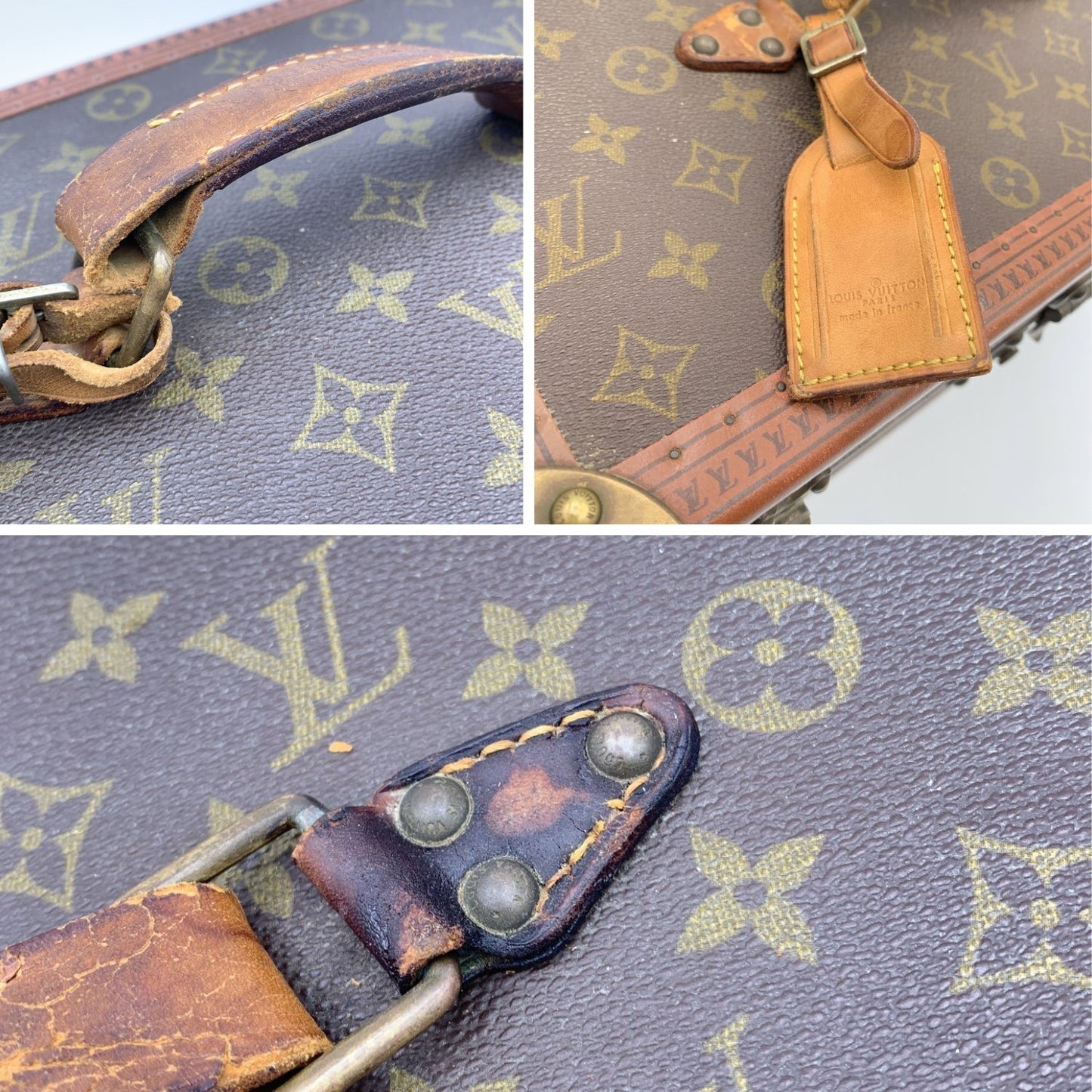 LOUIS VUITTON   Monogram Train Case Boite Bouteille Et Glace