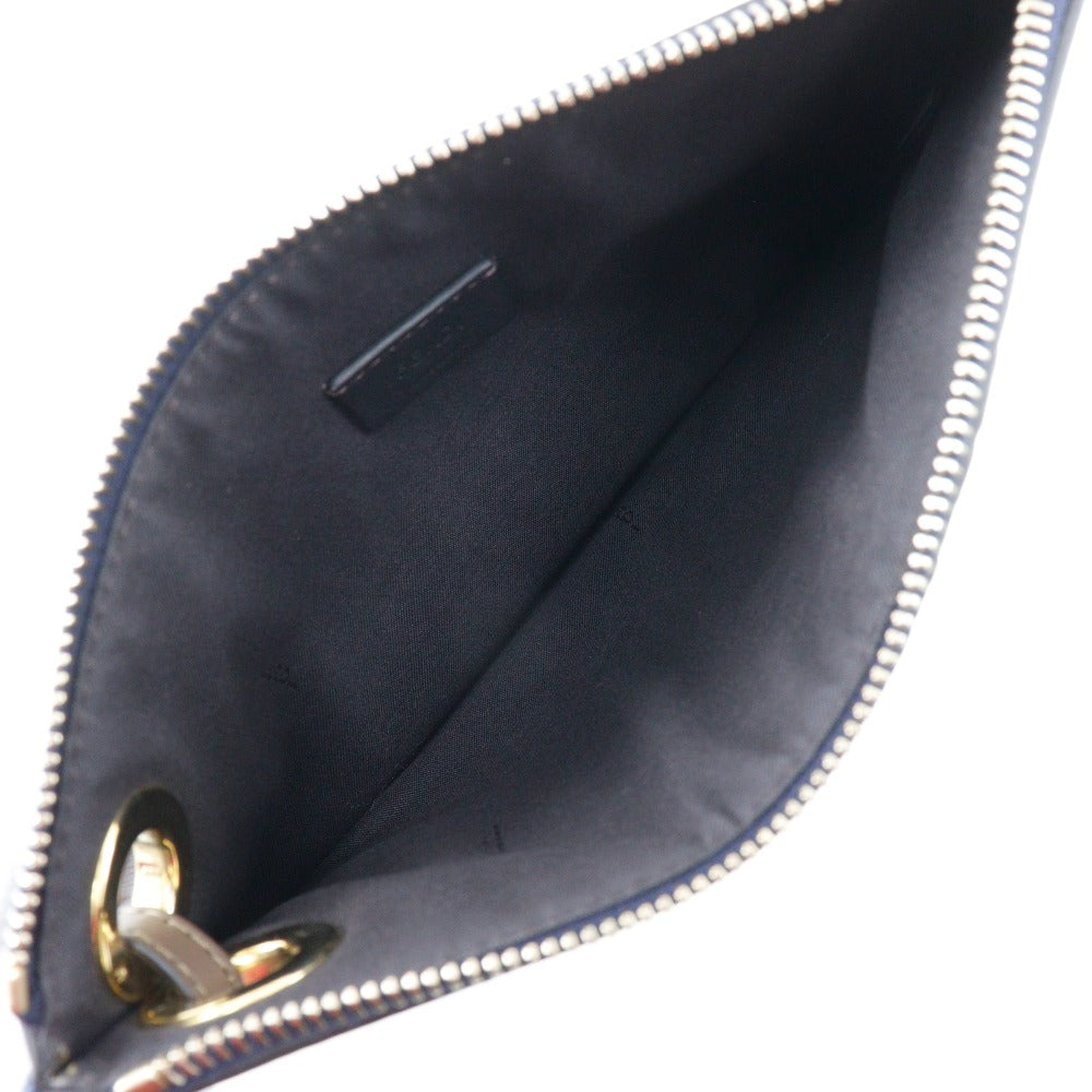 Fendi Fendi Mania  Leather Clutch Bag