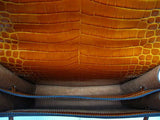 Luxury Hermes Briefcases H1053 Unisex Briefcase Orange Handbag